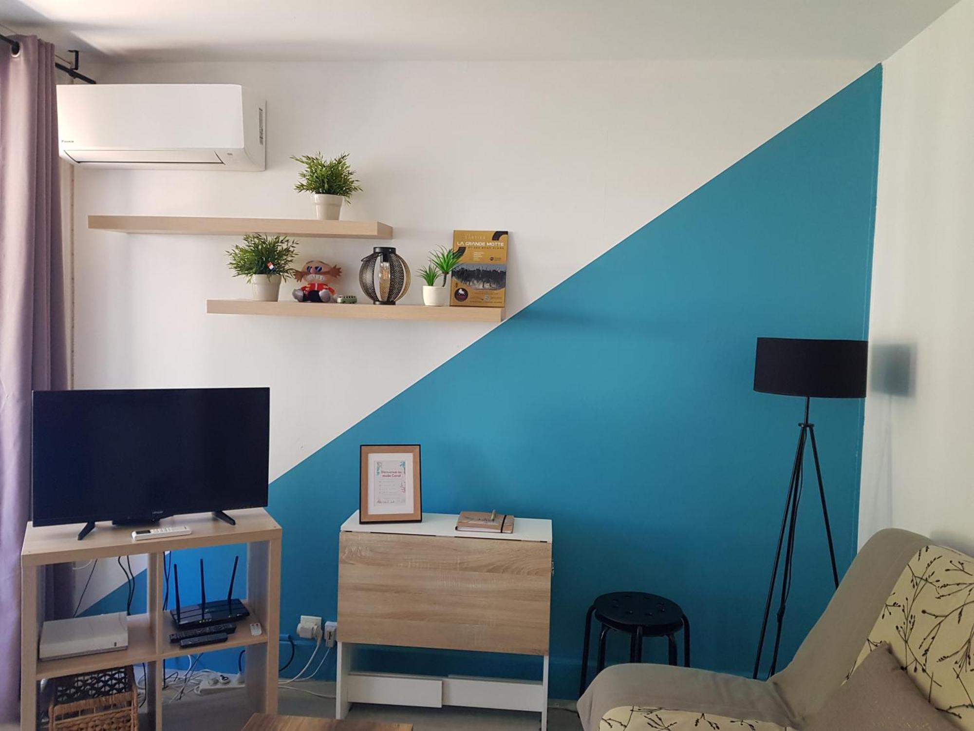 Corail Studio - 2Min Plage Centre Ville - Clim - Wifi - Parking Prive - Ideal Famille - La Grande Motte Exteriör bild